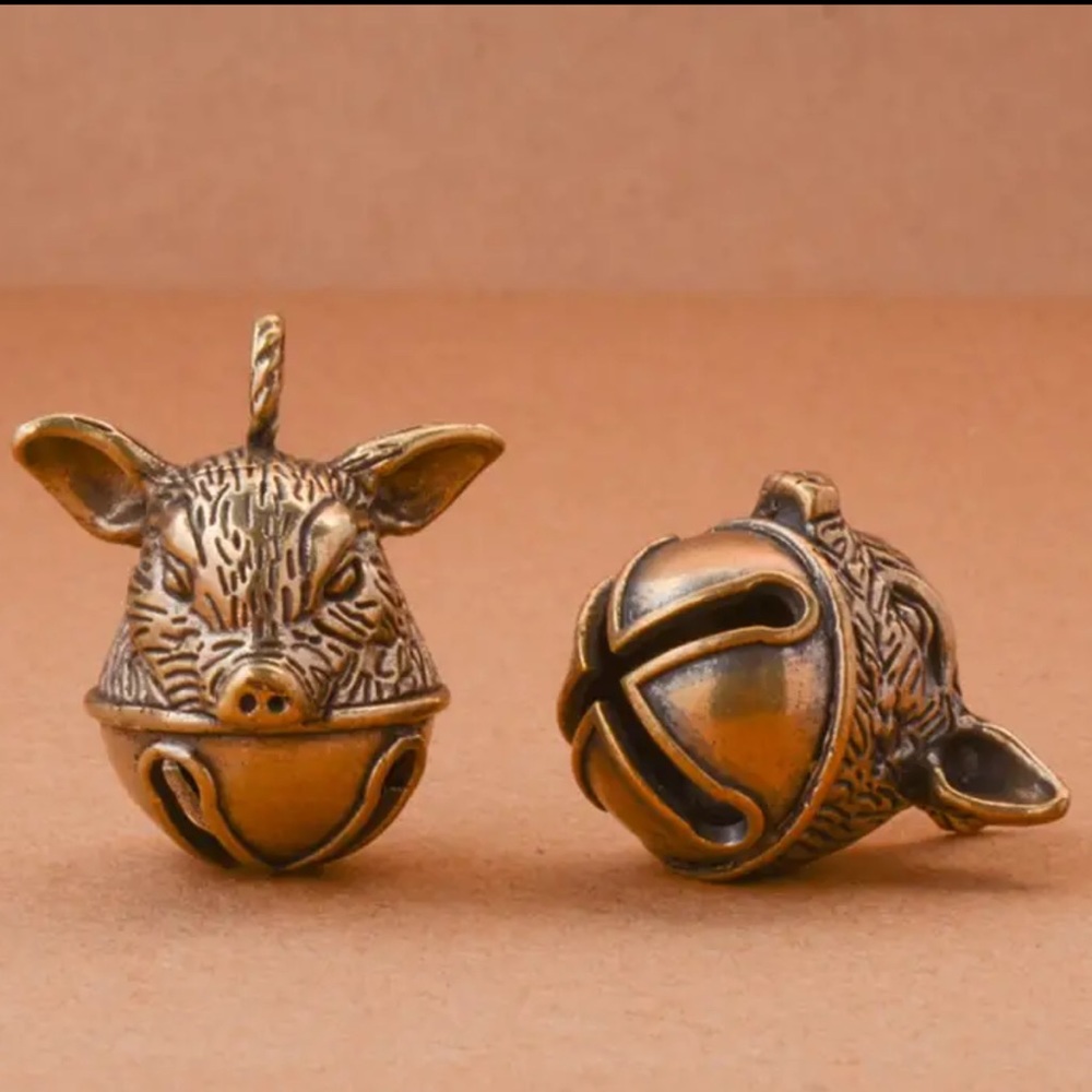 Solid brass PIG bell - Picture 5 of 7